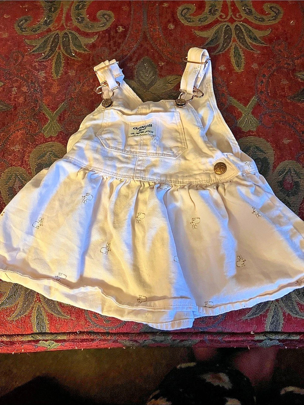 Gymboree Girls Floral Dress in White